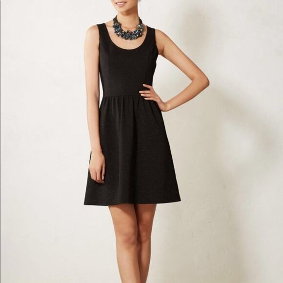 Anthropologie HD in Paris Starry Night Sleeveless Fit and Flare Dress Size Med. - Picture 1 of 16